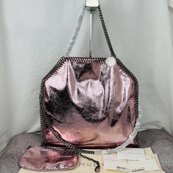 NEW Stella Mccartney Falabella Tote Bag In Pink - Picture 1 of 12